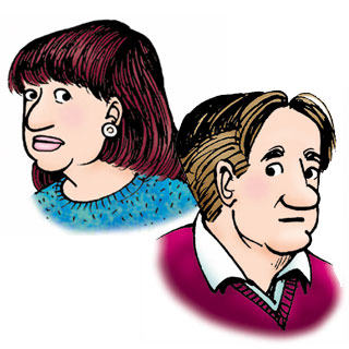 Wilf is a middle-aged white man with greying hair.