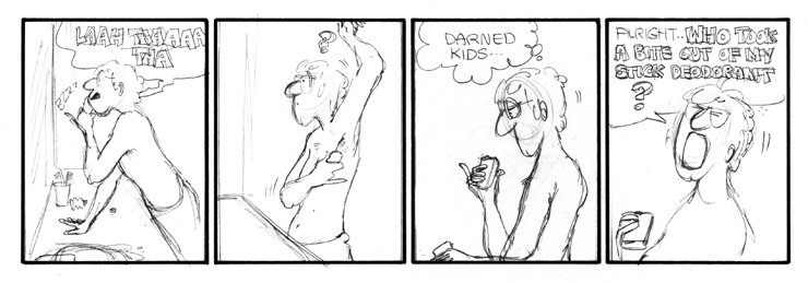 An unfinished strip.