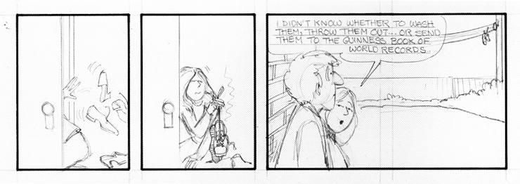 An unfinished strip.